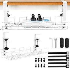 Descubre alternativas a las bandejas bajo escritorio para organizar cables