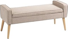 Bancos con almacenaje para pie de cama