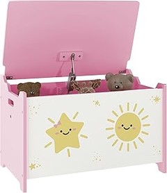 Cajas y baúles para juguetes en habitaciones infantiles