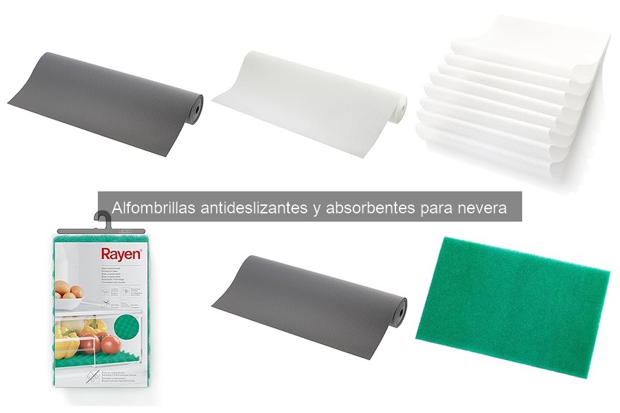 Alfombrillas Antideslizantes y Absorbentes para Nevera