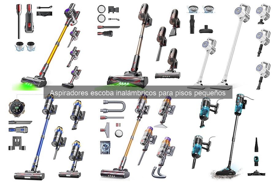 Alternativas a aspiradores escoba inalámbricos para pisos pequeños