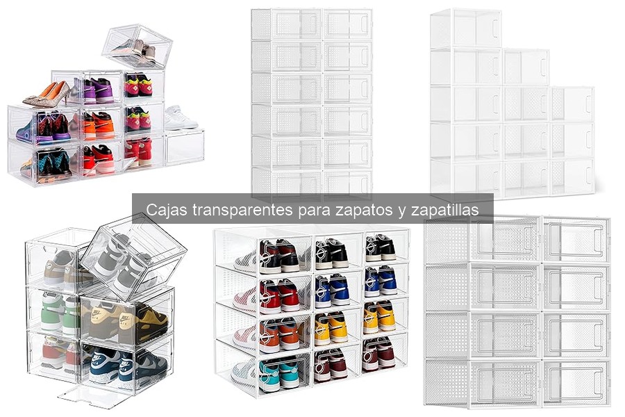Alternativas a cajas transparentes para zapatos y zapatillas