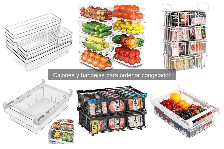 Alternativas a Cajones y Bandejas para Organizar Congeladores