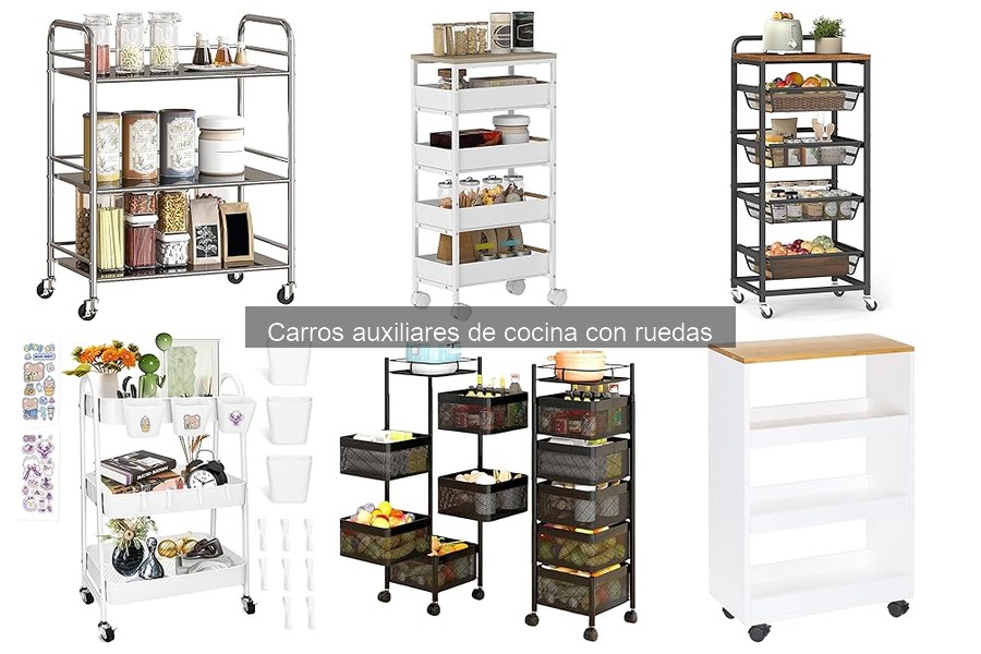 Alternativas a Carros Auxiliares de Cocina para Organizar