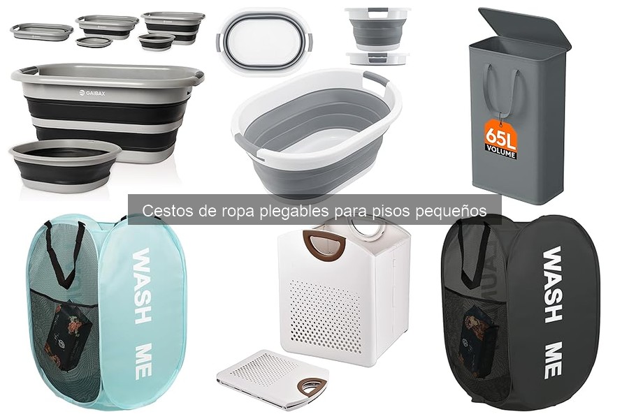 Alternativas a cestos de ropa plegables para pisos pequeños