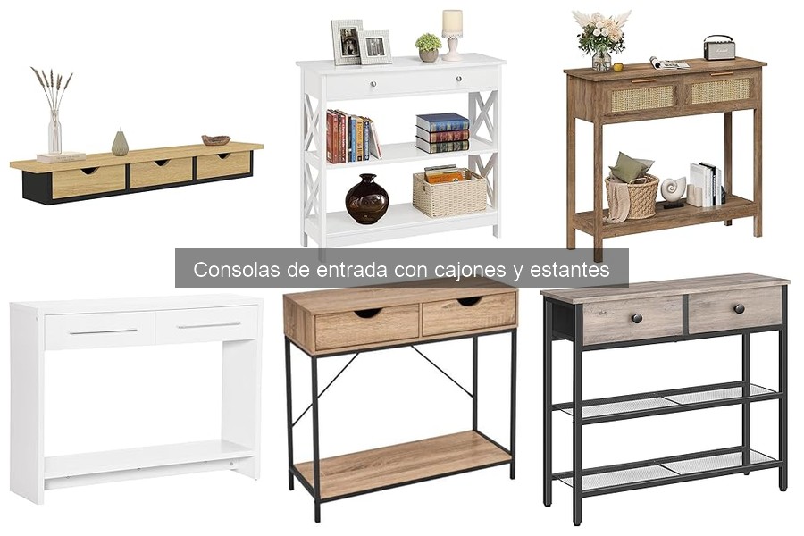 Alternativas a consolas de entrada para espacios pequeños