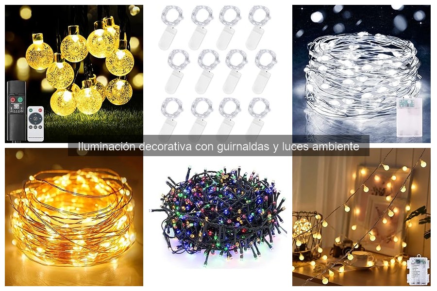Alternativas a guirnaldas de luces para decorar tu hogar