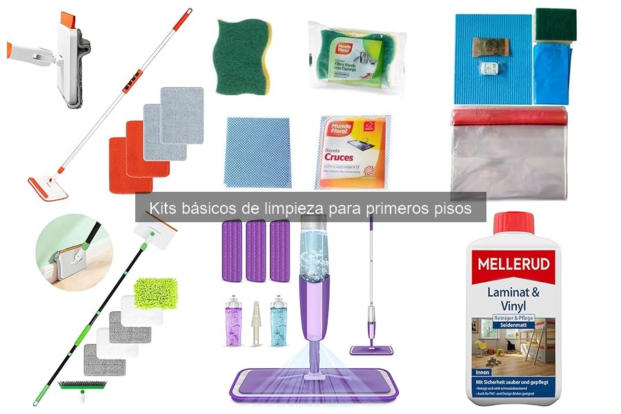 Alternativas a kits de limpieza para espacios pequeños