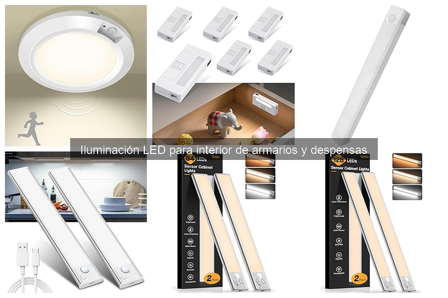 Alternativas a la iluminación LED para armarios y despensas