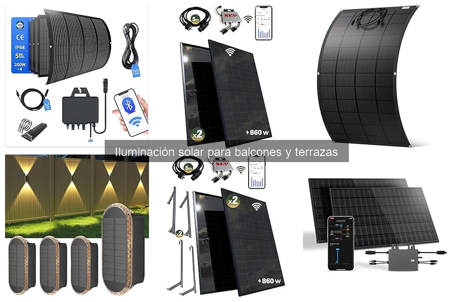 Alternativas a lámparas solares para balcones y terrazas
