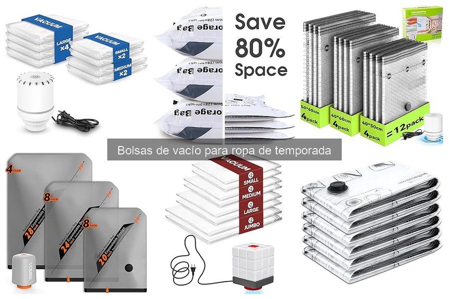 Alternativas a las bolsas de vacío para ropa de temporada