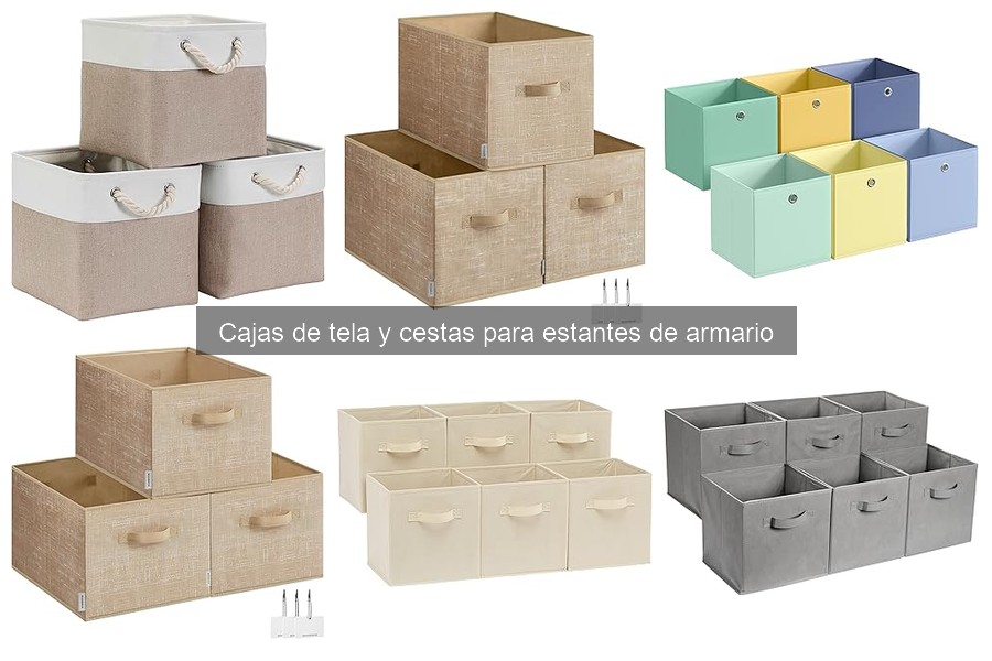 Alternativas a las cestas de tela para almacenamiento en casa
