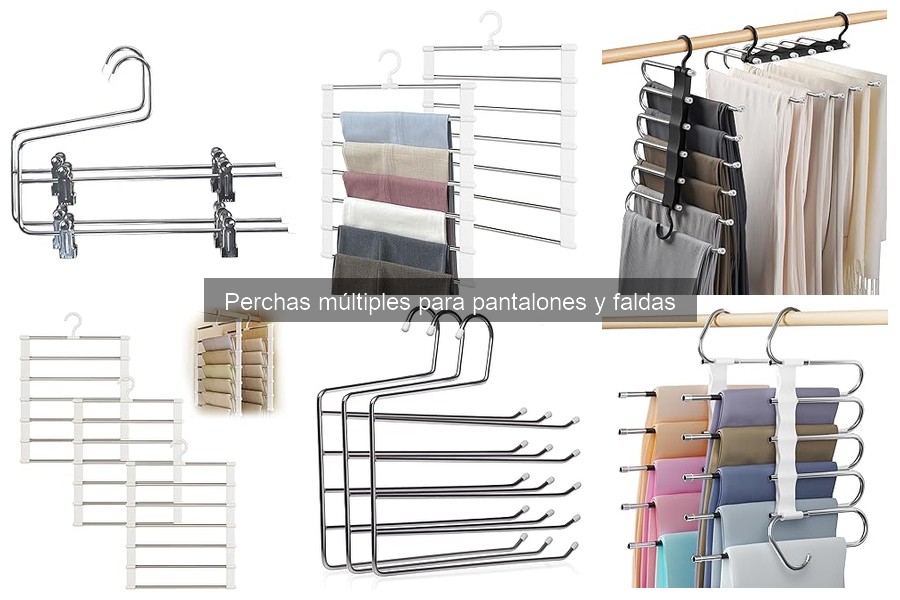 Alternativas a las Perchas Múltiples para Pantalones y Faldas