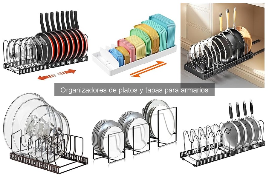 Alternativas a los organizadores de platos y tapas