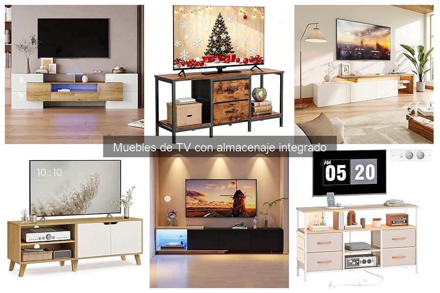 Alternativas a muebles de TV con almacenaje integrado