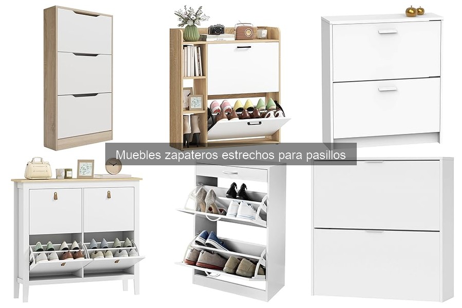 Alternativas a muebles zapateros estrechos para pasillos