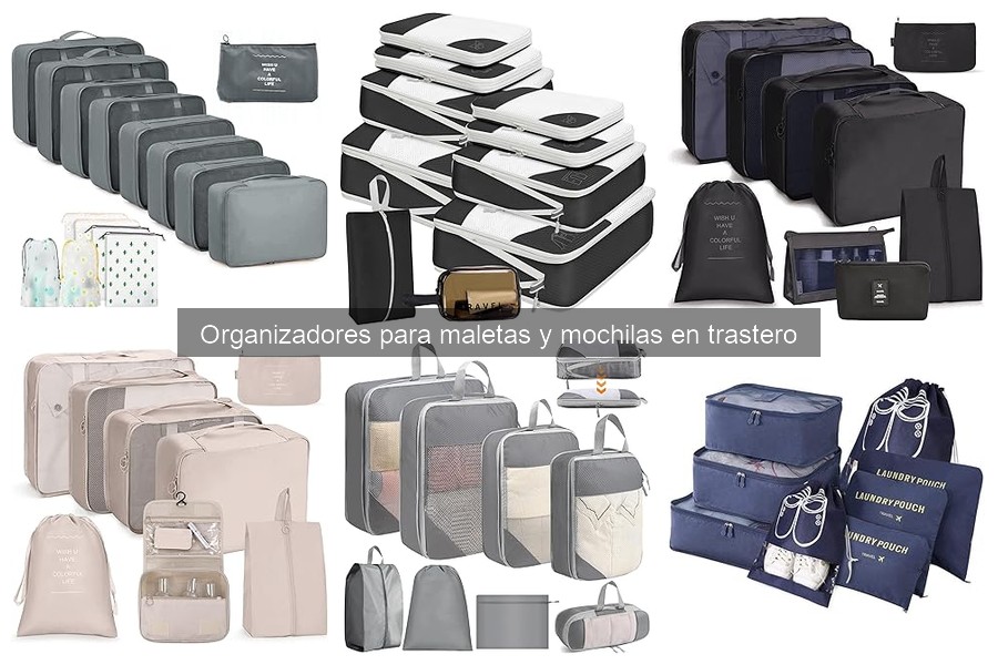 Alternativas a organizadores de maletas y mochilas