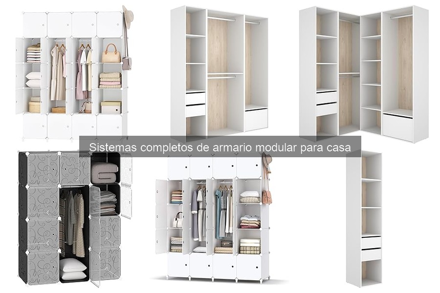 Alternativas a sistemas de armario modular para tu hogar
