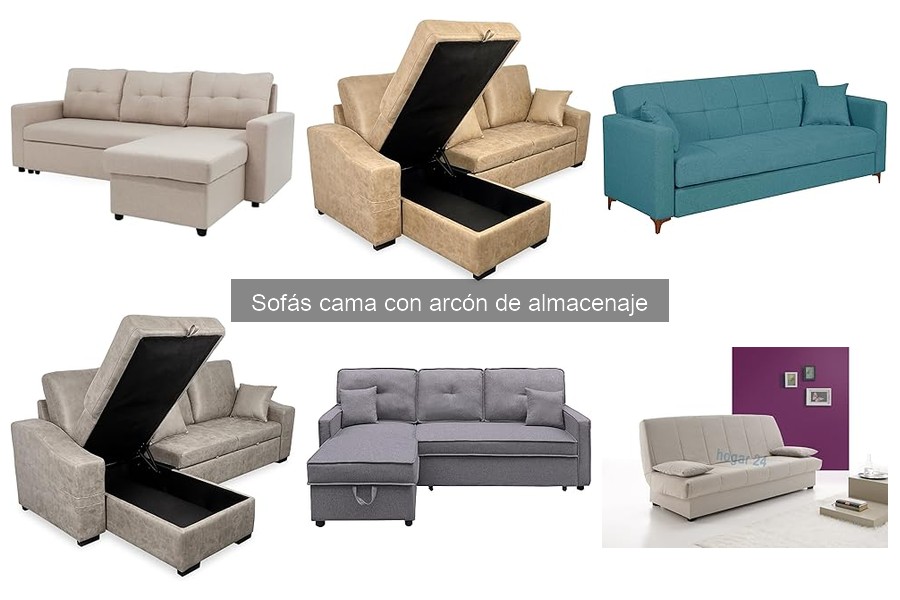 Alternativas a sofás cama con arcón para espacios pequeños