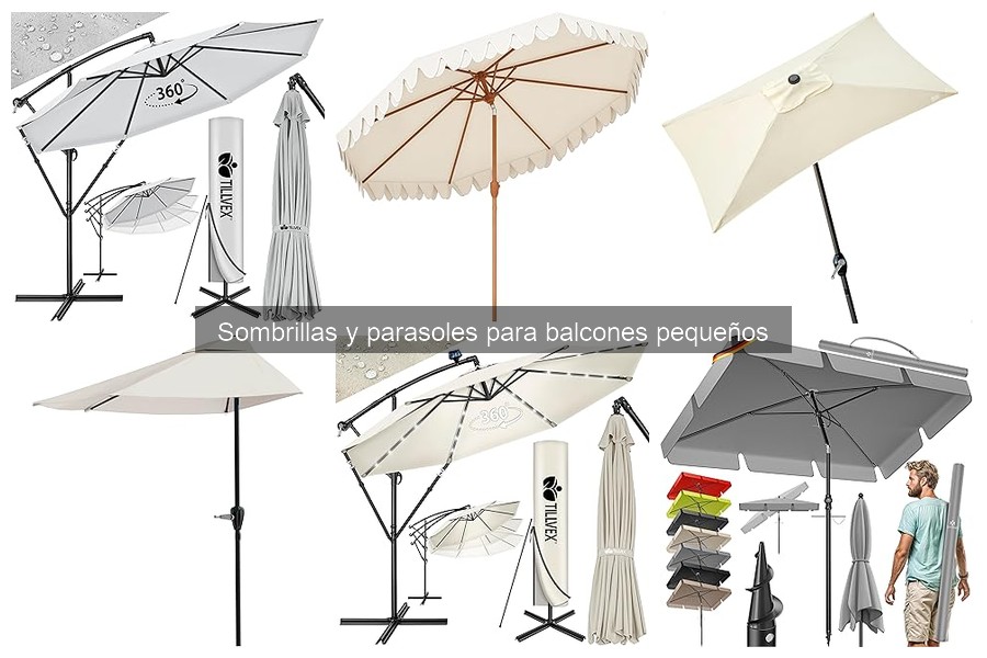 Alternativas a sombrillas y parasoles para balcones pequeños