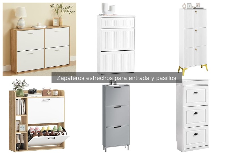 Alternativas a zapateros estrechos para espacios reducidos