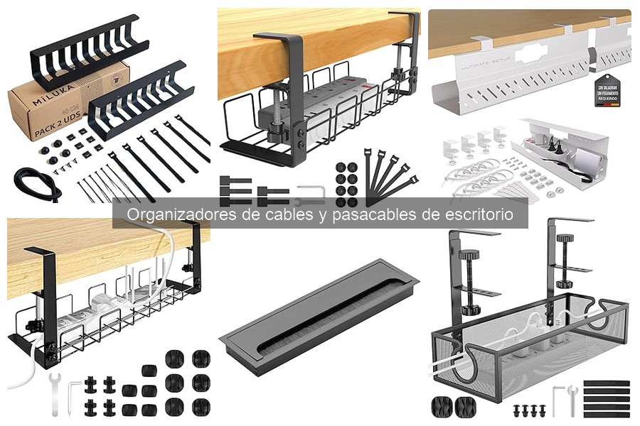 Alternativas Creativas a los Organizadores de Cables