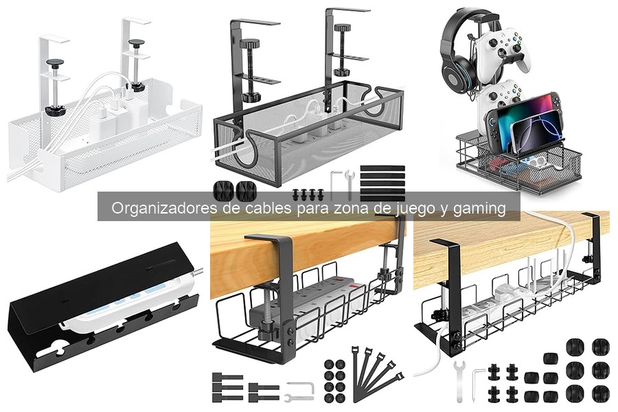 Alternativas creativas a organizadores de cables para gaming