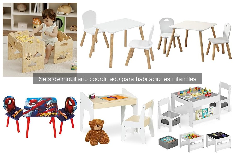 Alternativas creativas a sets de mobiliario infantil