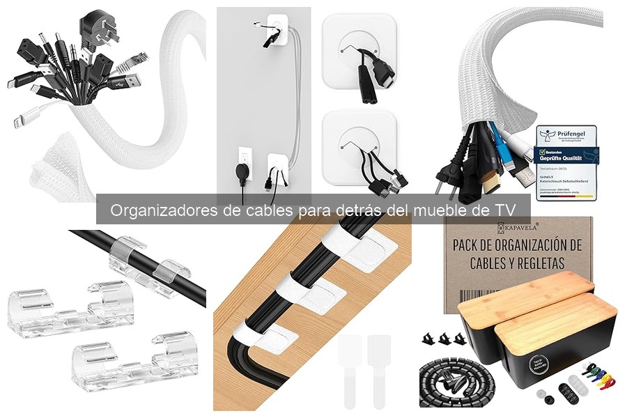 Alternativas DIY para Organizar Cables Detrás del TV
