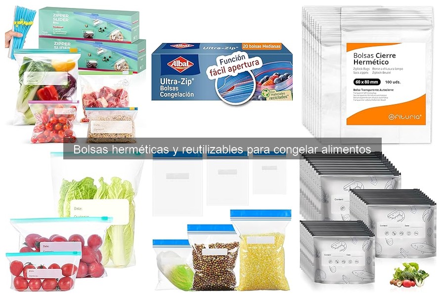 Alternativas ecológicas a las bolsas herméticas reutilizables