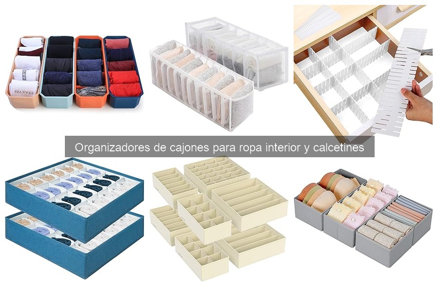 Alternativas efectivas a organizadores de cajones para ropa
