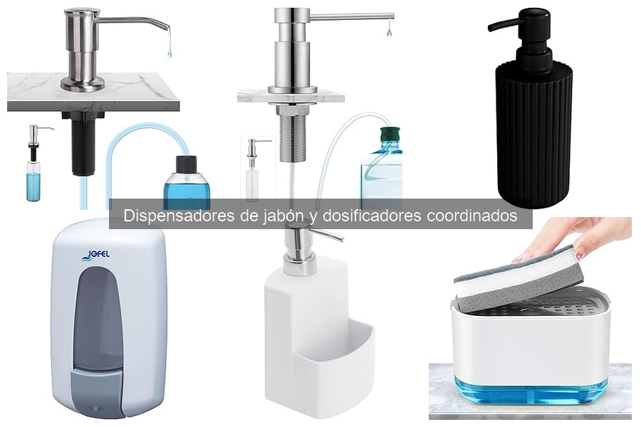 Beneficios de dispensadores de jabón y dosificadores coordinados