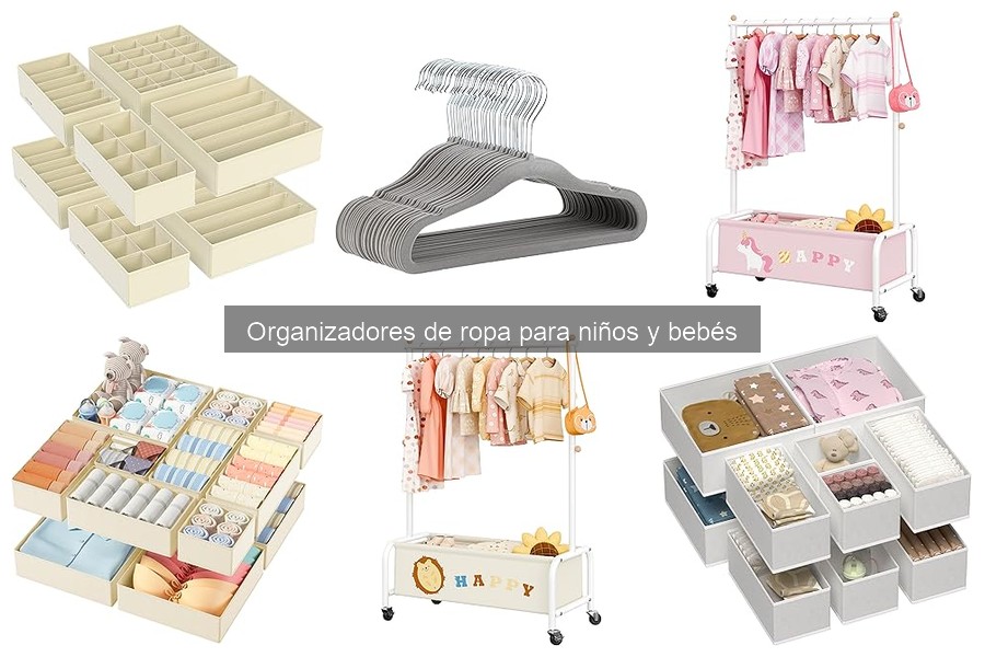 Beneficios de usar organizadores de ropa para bebés en casa