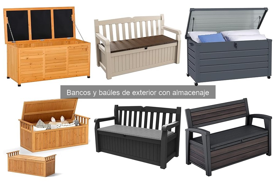 Características y Beneficios de Bancos y Baúles de Exterior