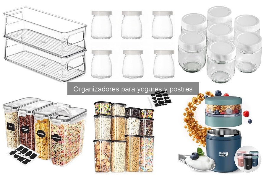 Cómo elegir el mejor organizador para yogures y postres