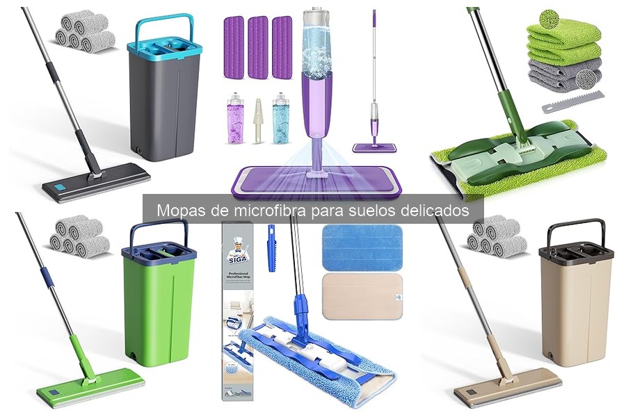Cómo elegir la mejor mopa de microfibra para suelos delicados