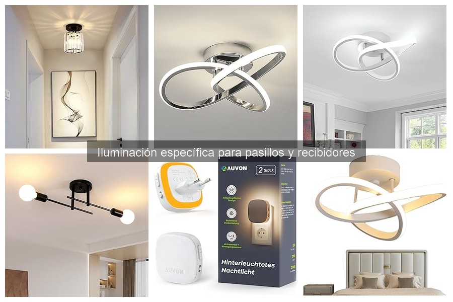 Cómo elegir la temperatura de color para pasillos y recibidores