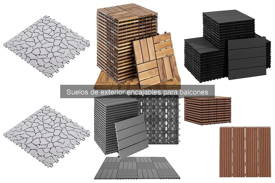 Cómo elegir suelos de exterior encajables para tu balcón