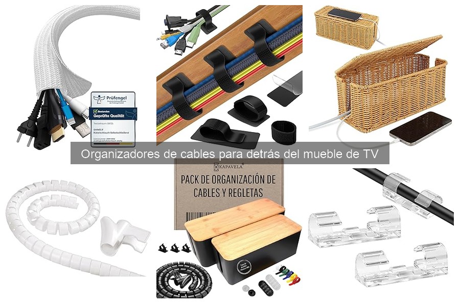 Cómo elegir un organizador de cables para tu mueble de TV