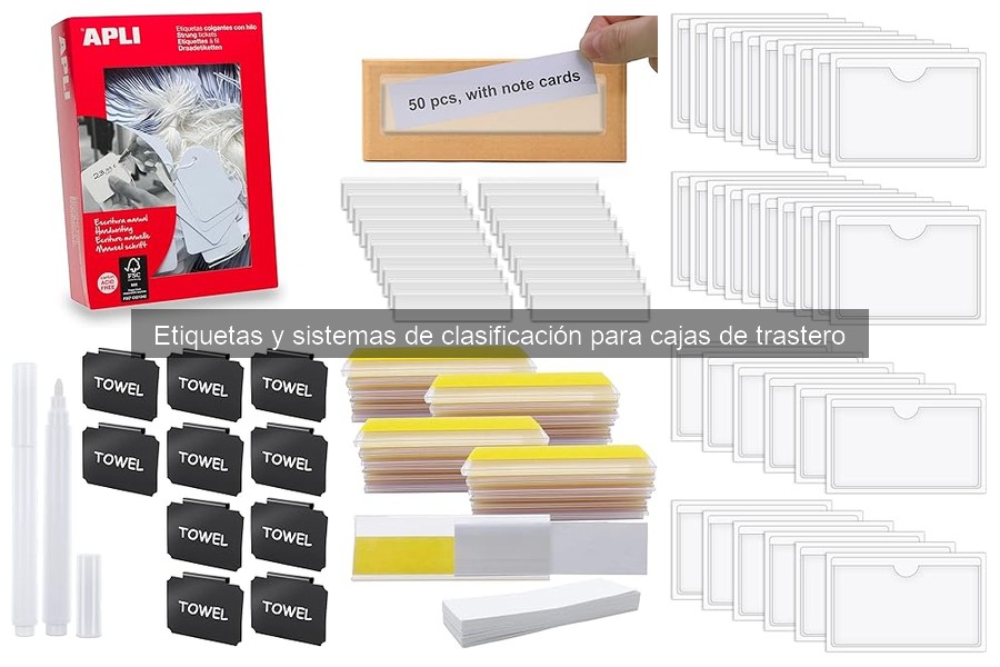Cómo Hacer Etiquetas Personalizadas para Cajas de Trastero