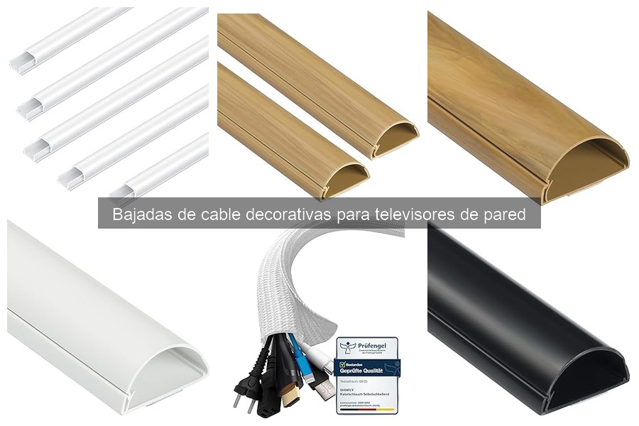 Cómo Instalar Bajadas de Cable Decorativas para TV en Casa