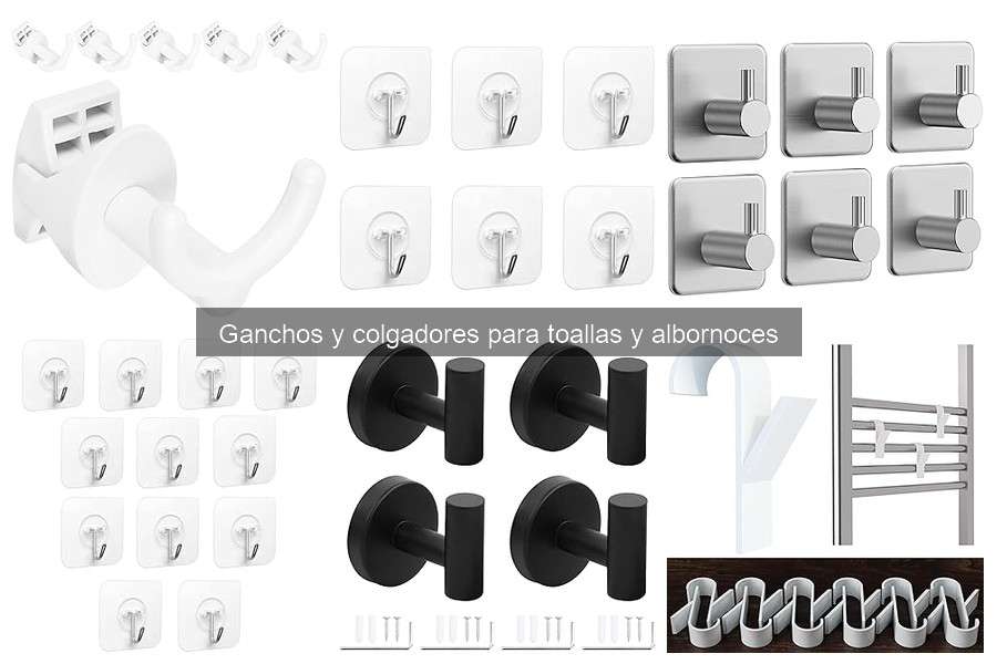 Cómo instalar ganchos para toallas y albornoces fácilmente