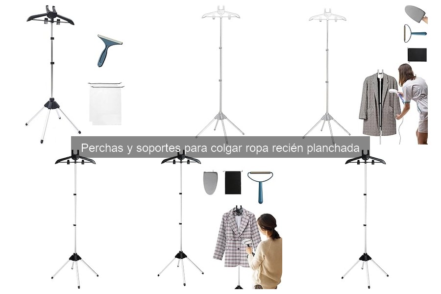Cómo instalar perchas y soportes para colgar ropa planchada