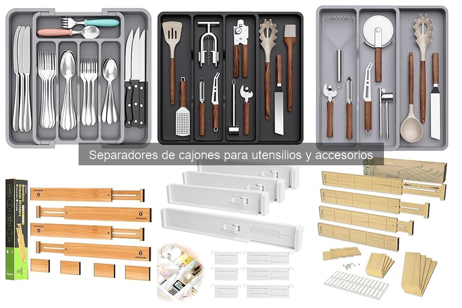 Cómo instalar separadores de cajones fácilmente