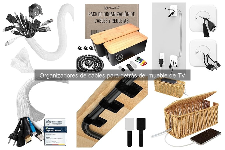 Cómo instalar un organizador de cables en tu mueble de TV