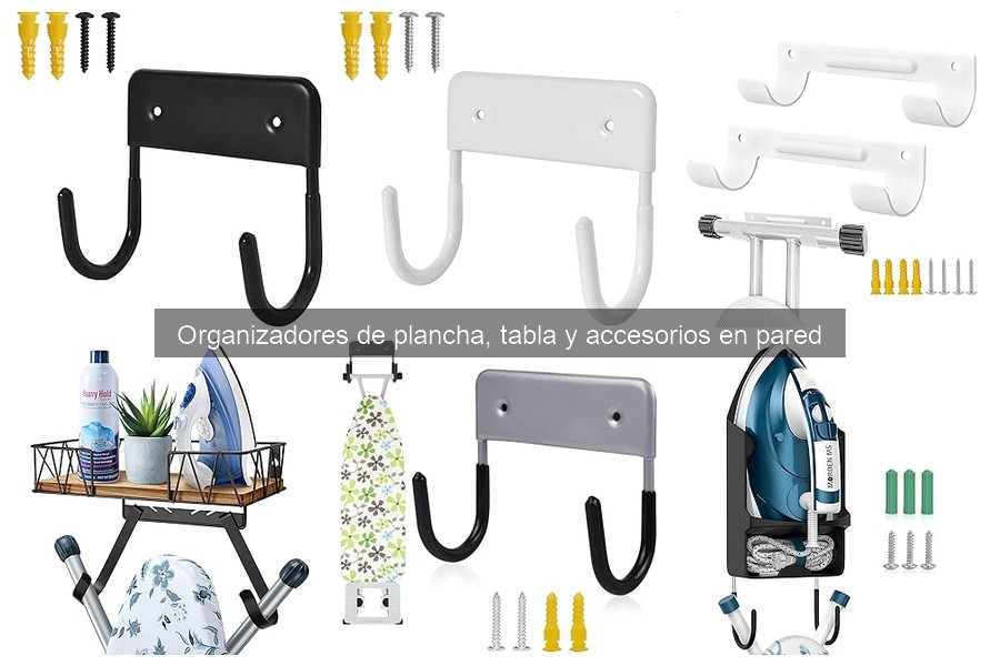 Cómo instalar un organizador de plancha en la pared fácilmente