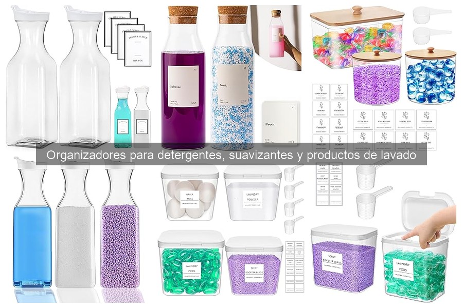 Cómo instalar un organizador para detergentes en casa