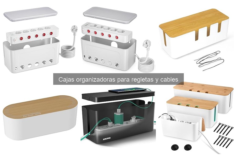 Cómo instalar una caja organizadora para cables y regletas
