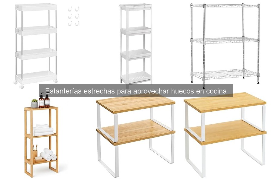 Cómo instalar una estantería estrecha en la cocina