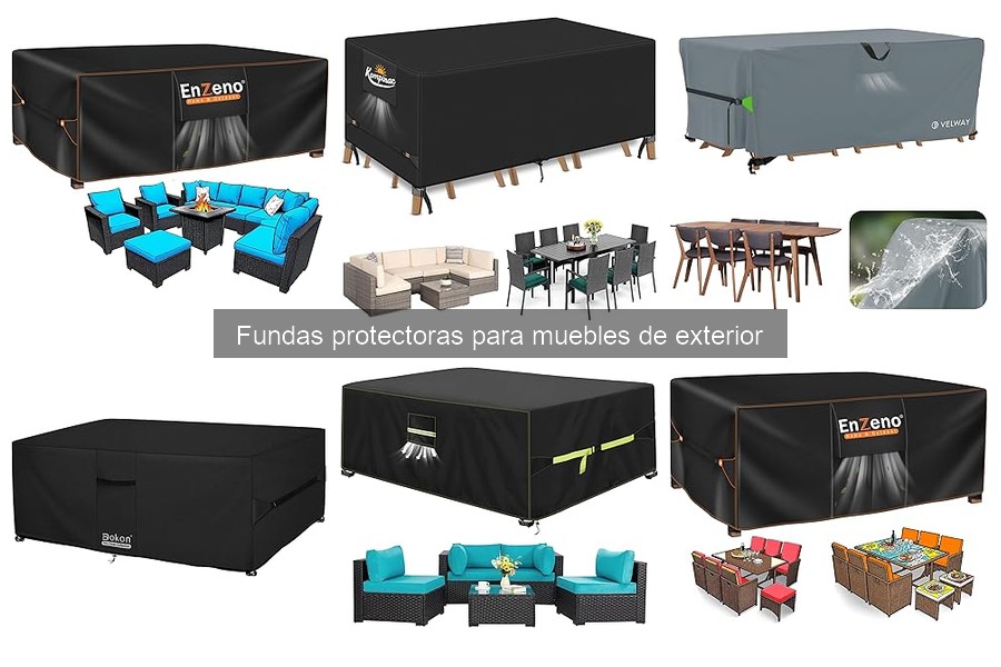 Cómo instalar una funda para muebles de exterior correctamente